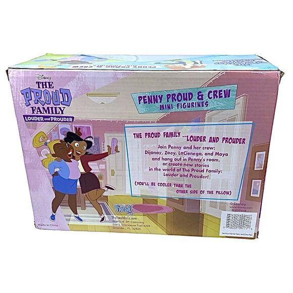 Disney The Proud Family Penny Proud Crew Mini Figurines Louder Prouder - Picture 9 of 9